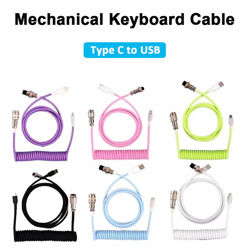 Gaming Keyboard Types - 기계식 키보드 코일 케이블 에비에이터 케이블