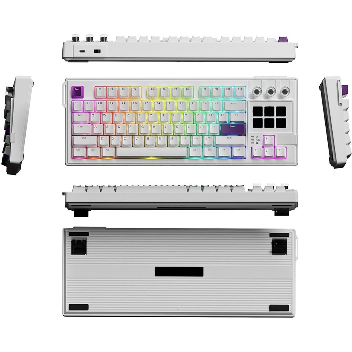 Gaming Keyboard Mechanical - 업데이트. K1 PRO 비주얼 기계식 키보드