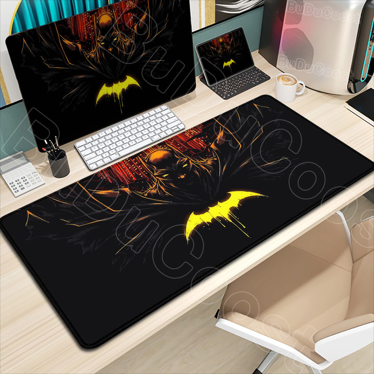 Gaming Keyboard Higround - B-Batman 마우스 패드 HD 대형 게임