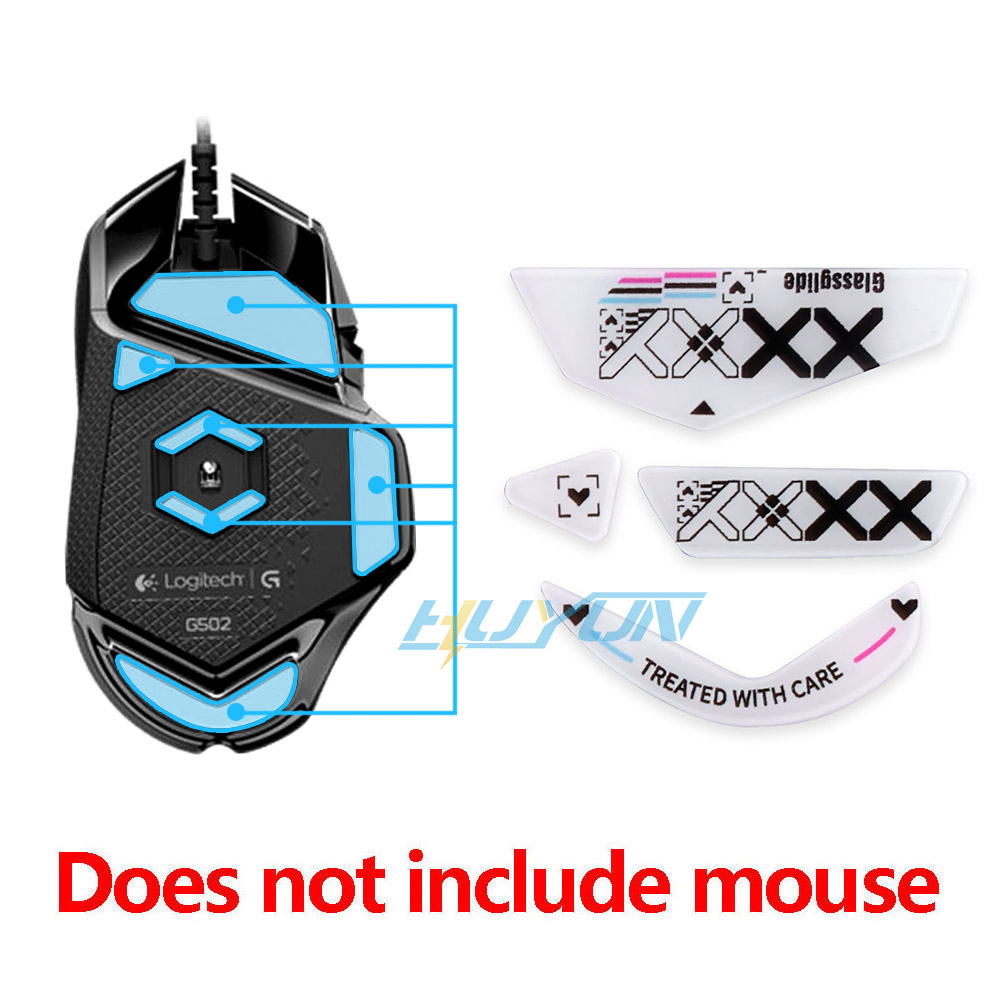 Logitech Mouse G502 - 강화 유리 발 패드는 Logitech G502/G502