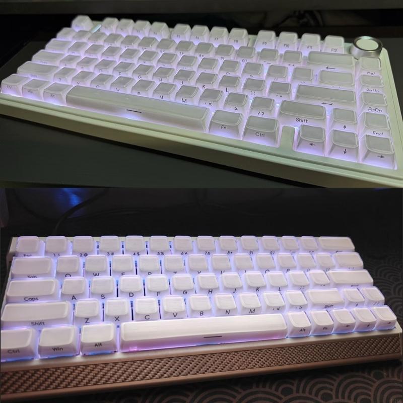 Gaming Keyboard Types - Crystal Jelly 측면 인쇄 키보드 키캡
