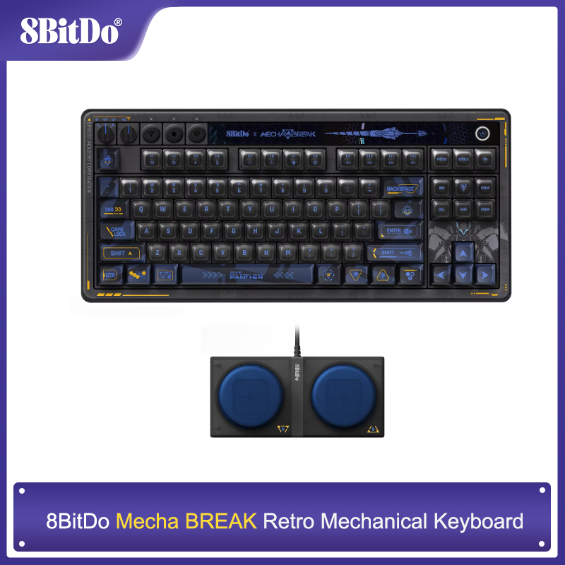 Gaming Keyboard Hot Swappable - 8BitDo Retro 87 기계식 키보드 -