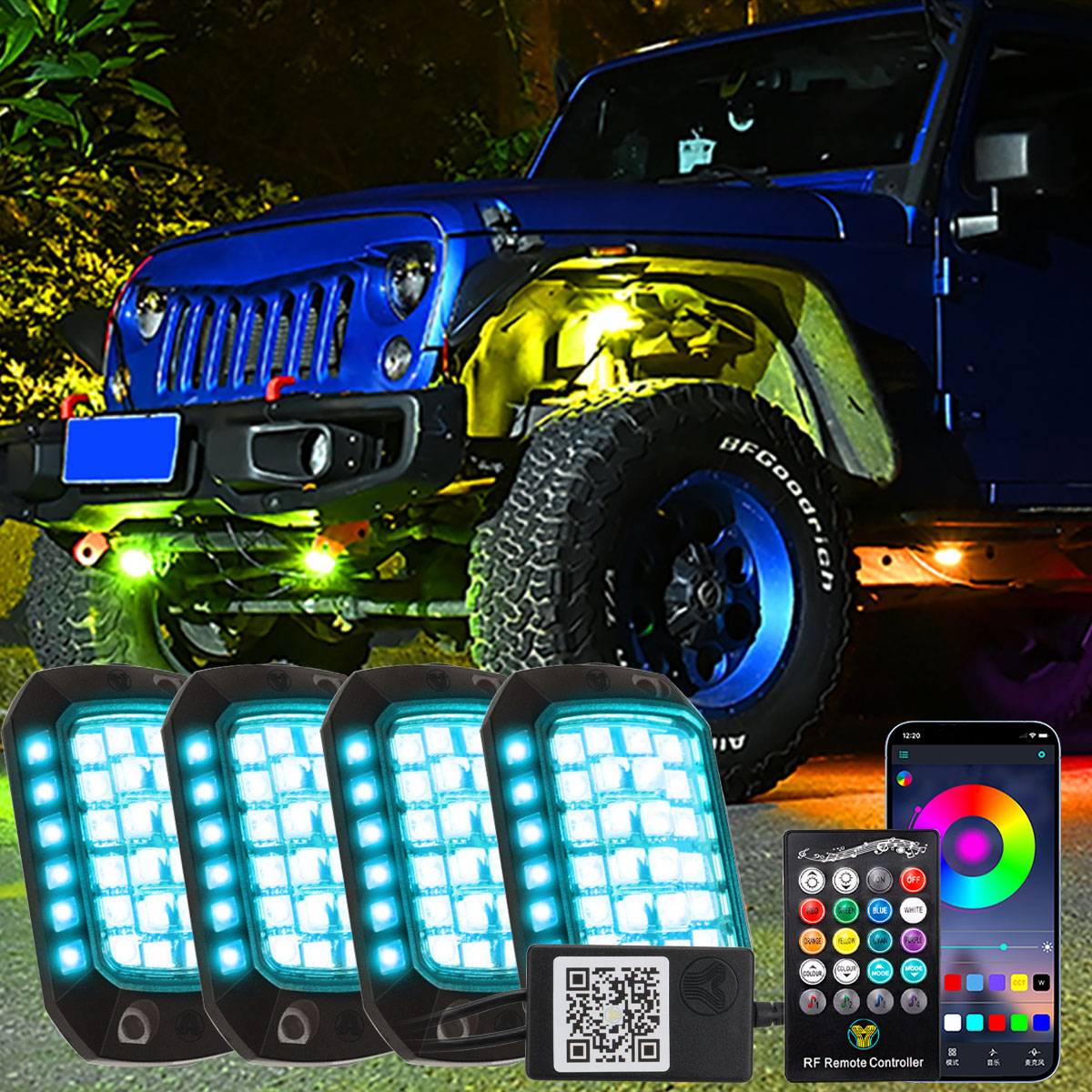 Rgb Underglow Strip - 자동차 RGB LED 섀시 라이트 스트립