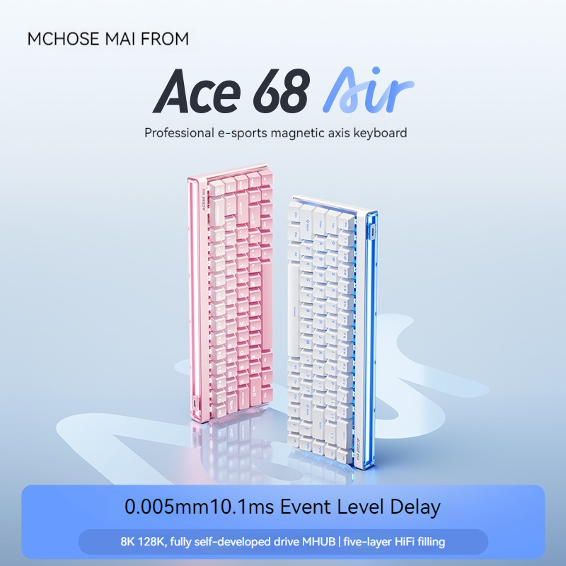 Gaming Keyboard Mechanical - Mchose Ace68 에어 마그네틱 축 기계식
