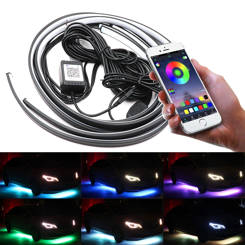 Rgb Underglow Strip - Niscarda-12V IP65 App Control RGB LED