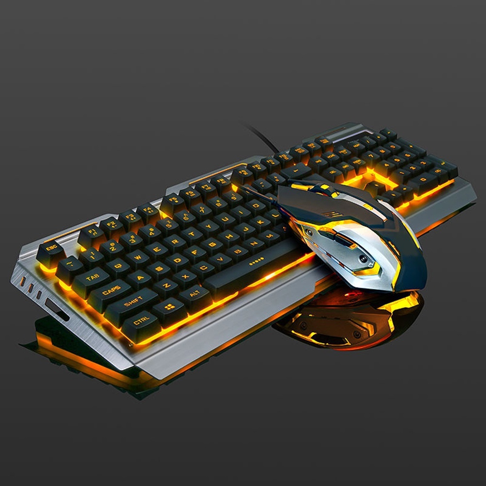 V1 USB 유선 기계식 게이밍 키보드 및 마우스 콤보 - Gaming Keyboard And Mouse Combo 리뷰 및 가격