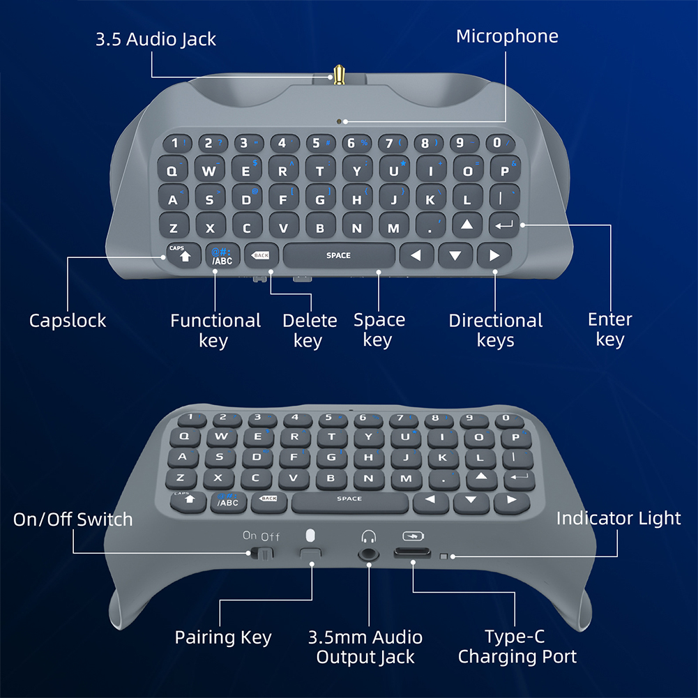 PlayStation 5용 무선 키보드 컨트롤러 블루투 - Gaming Keyboard Types 리뷰 및 가격