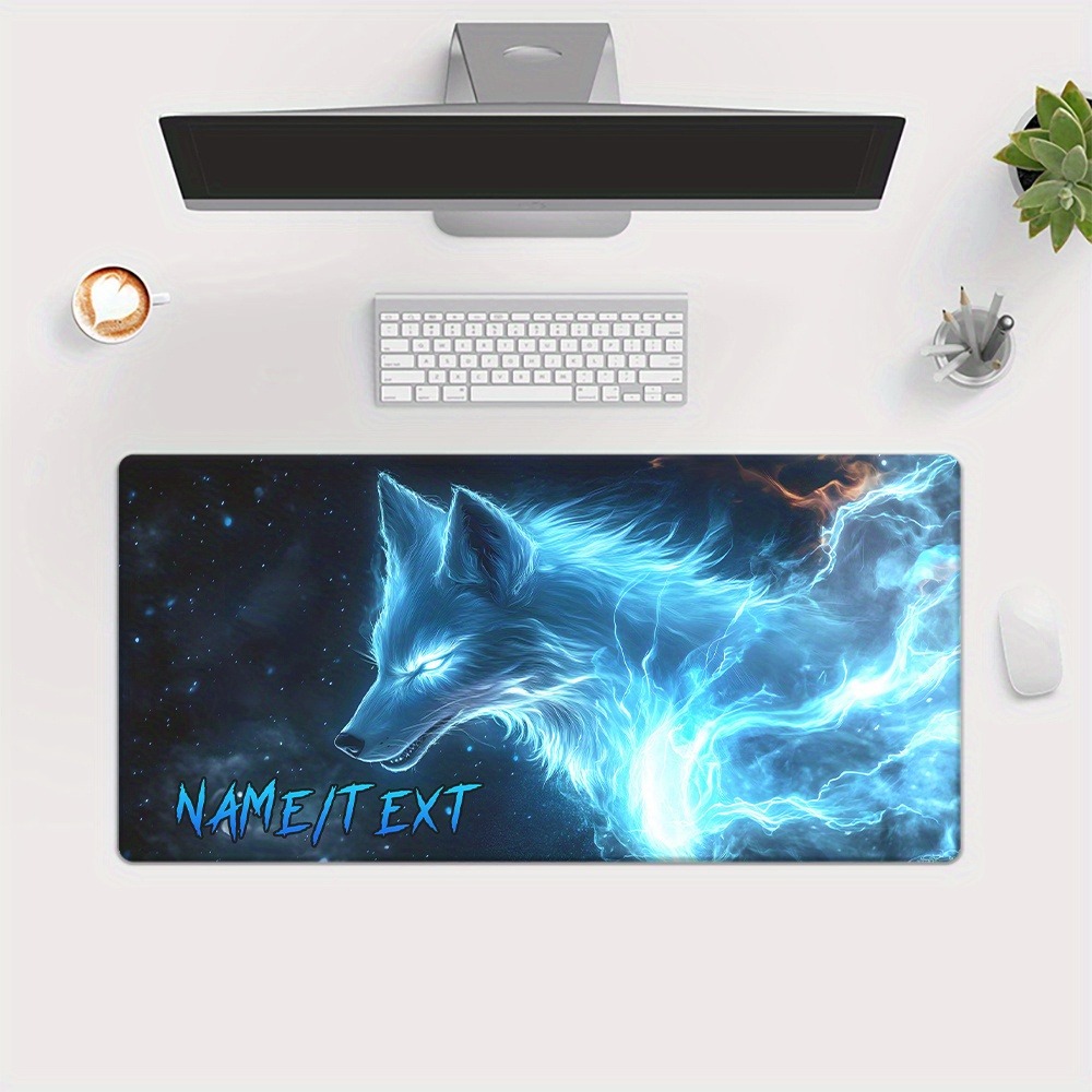 맞춤형 이름 매직 울프 HD 인쇄 XXL 마우스 매트, - Gaming Keyboard Name 리뷰 및 가격