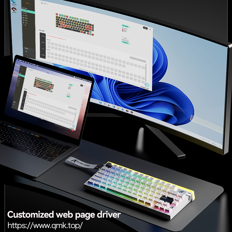 ATTACK SHARK, R85 HE, 기계식 키보드, - Gaming Keyboard Hot Swappable 리뷰 및 가격