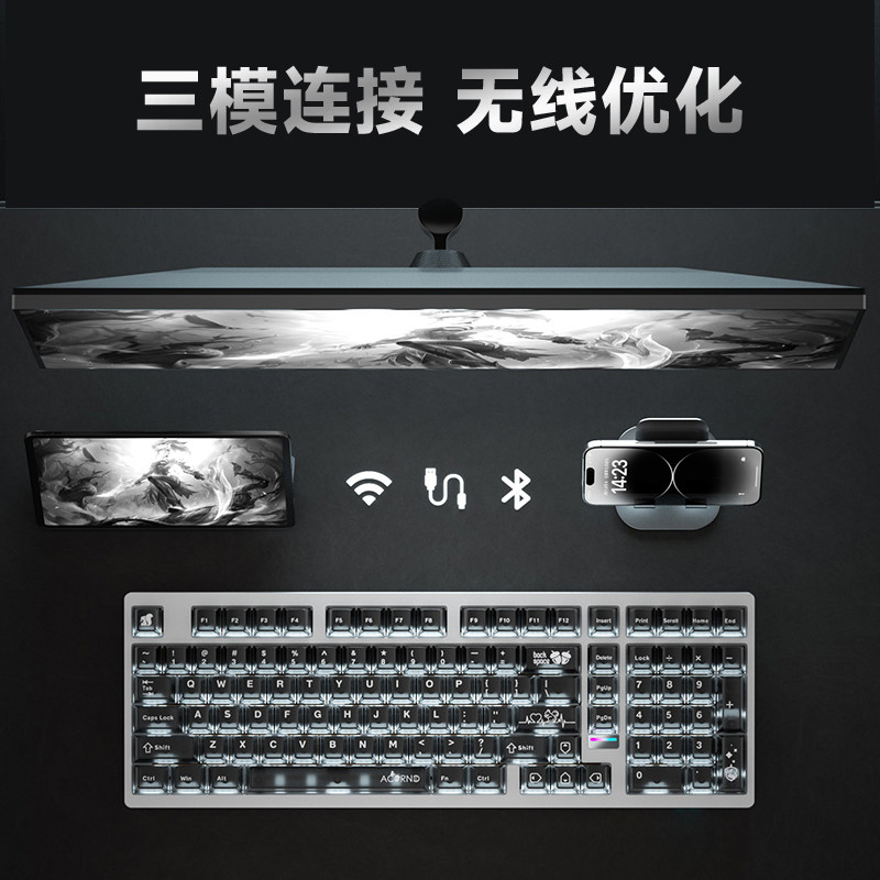 Weika Max102 알루미늄 케이스 무선 기계식 키 - Gaming Keyboard Mechanical 리뷰 및 가격