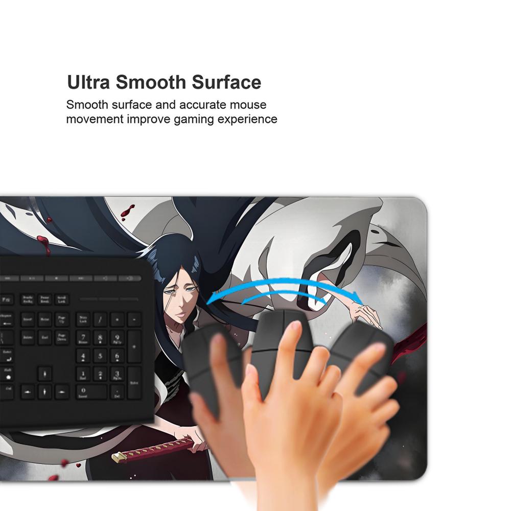 대형 마우스 패드 검정 흰색 애니메이션 BLEACH M - Gaming Keyboard High Ground 리뷰 및 가격