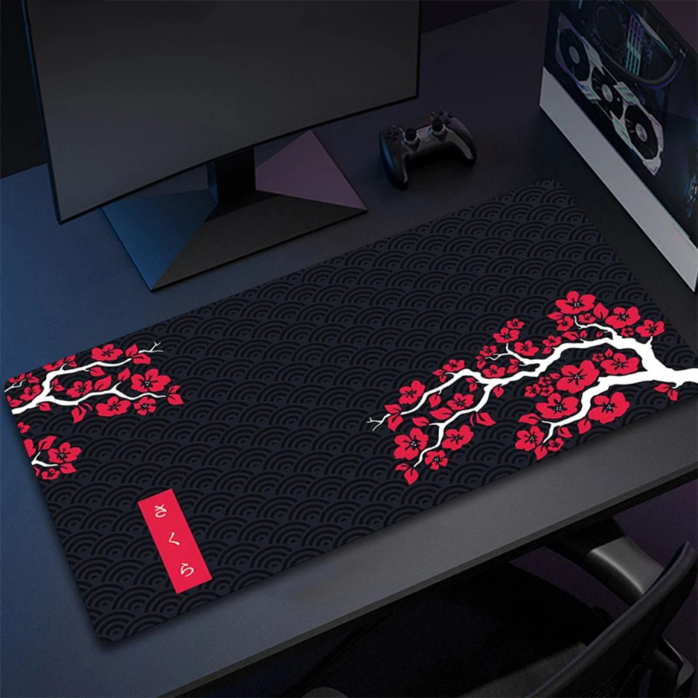 보라색 사쿠라 마우스 패드 대형 마우스 패드 PC 게이 - Keyboard Mouse Bundle Gaming 리뷰 및 가격
