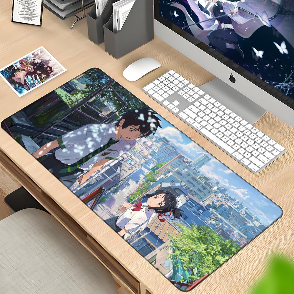 애니메이션 귀하의 이름 마우스 패드 책상 마우스 패드  - Gaming Keyboard Name 리뷰 및 가격