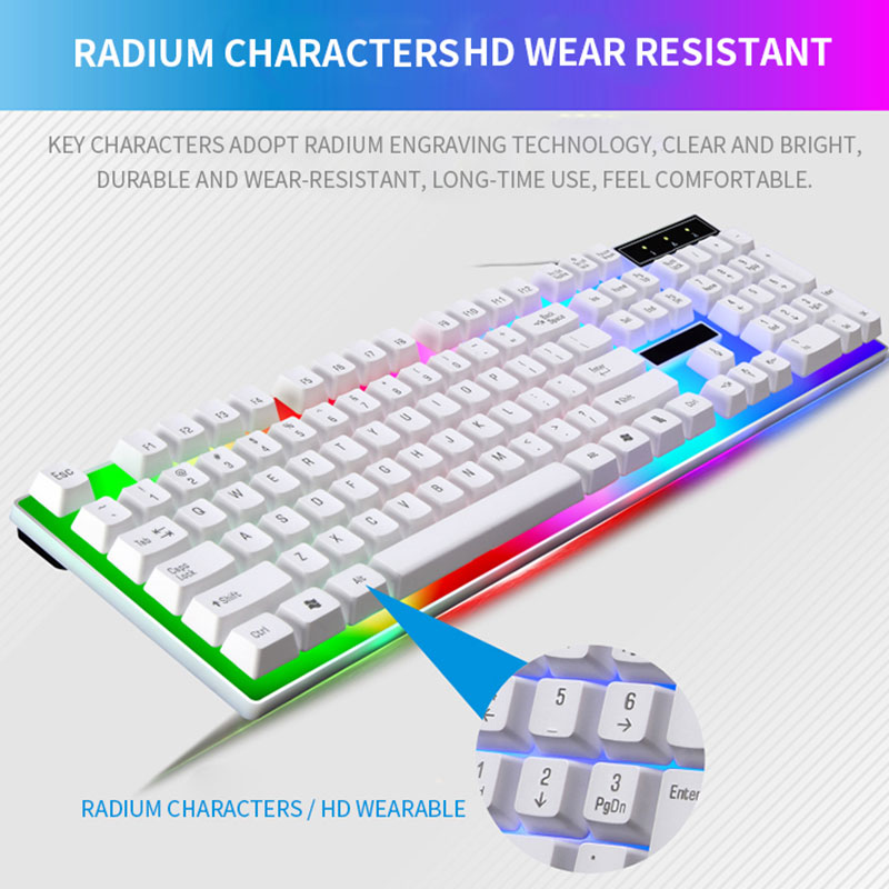 RGB 게임용 키보드 게이머 키보드 및 마우스 키트 W - Gaming Keyboard And Mouse Combo 리뷰 및 가격