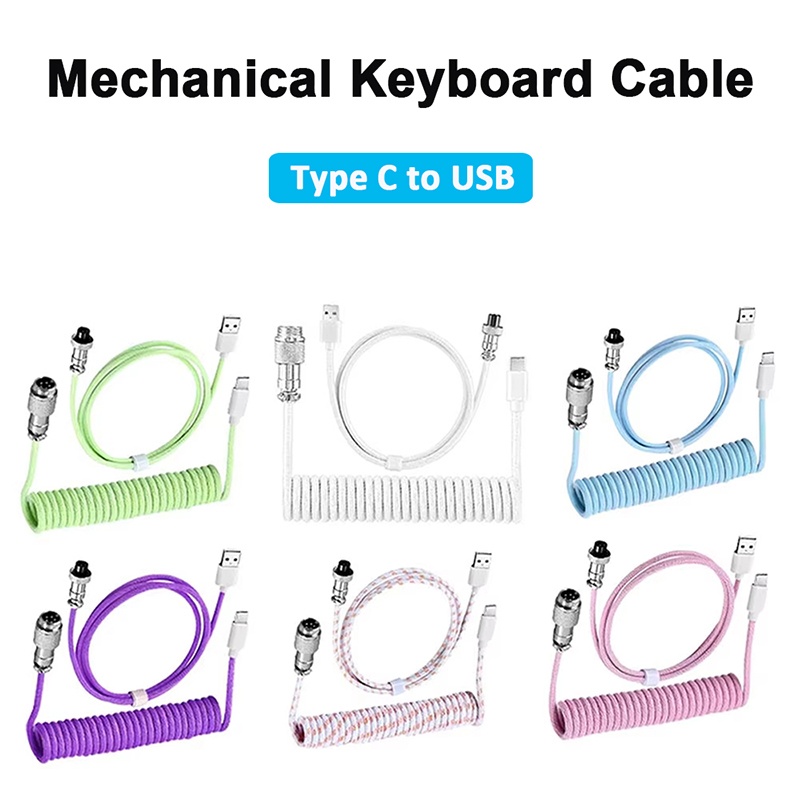 USB 타입 C 기계식 키보드 코일 케이블 하드웨어 링 - Gaming Keyboard Types 리뷰 및 가격