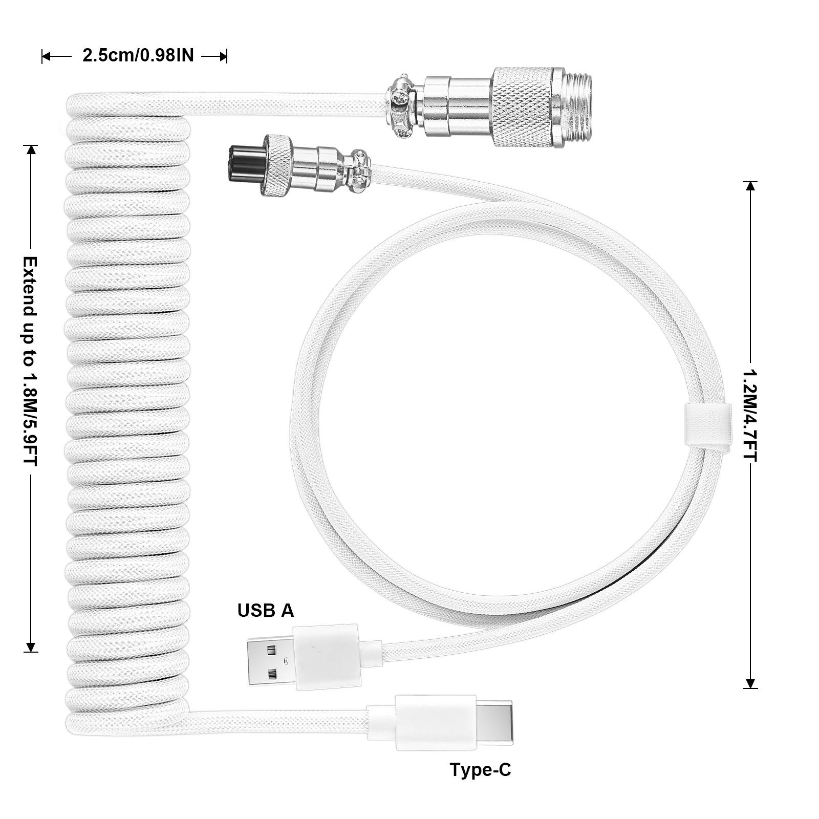 USB 타입 C 기계식 키보드 코일 케이블 하드웨어 링 - Gaming Keyboard Types 리뷰 및 가격