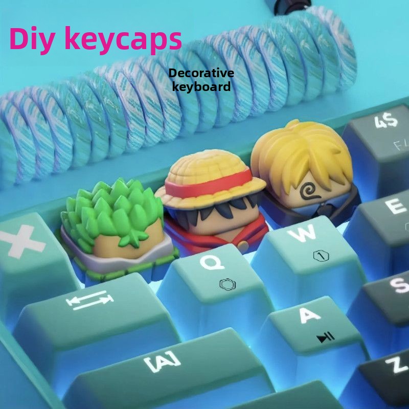 원피스 애니메이션 주변기기 Monkey·D·Luffy  - Gaming Keyboard Mechanical 리뷰 및 가격
