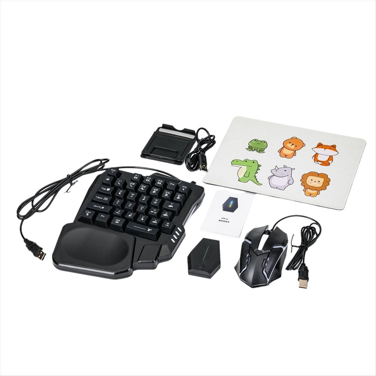 ★ ▲   35키 인체공학적 RGB 게이밍 키보드+키보 - Gaming Keyboard And Mouse Combo 리뷰 및 가격