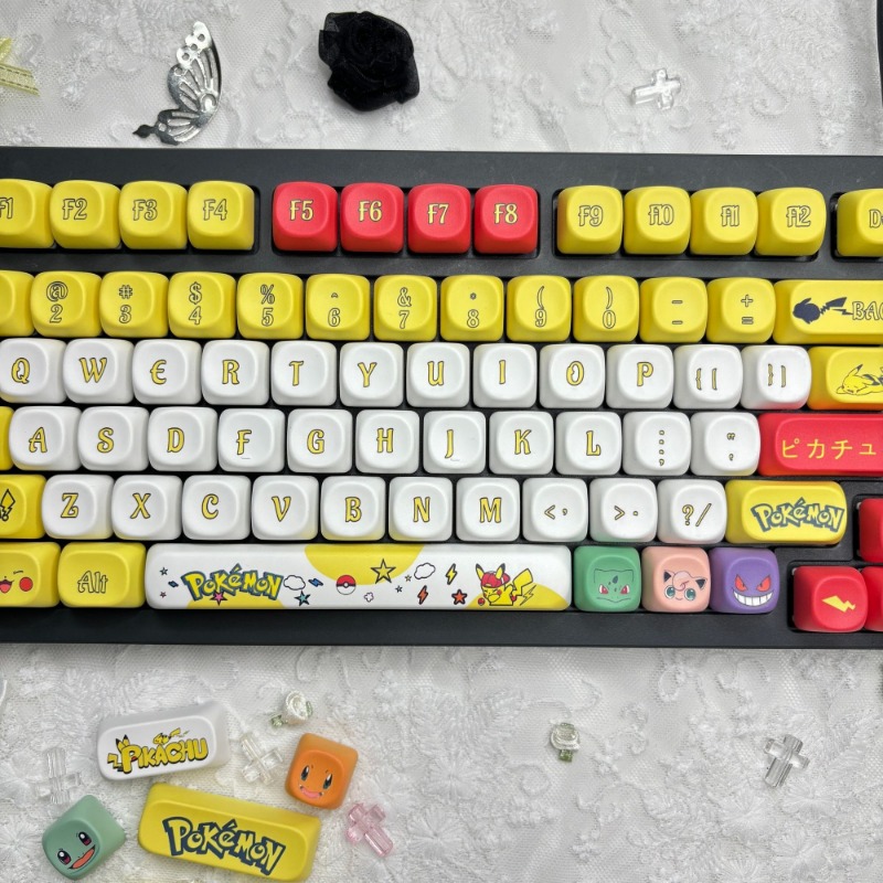 131 키/세트 애니메이션 포켓몬 키캡 MOA 높이 승 - Gaming Keyboard Mechanical 리뷰 및 가격