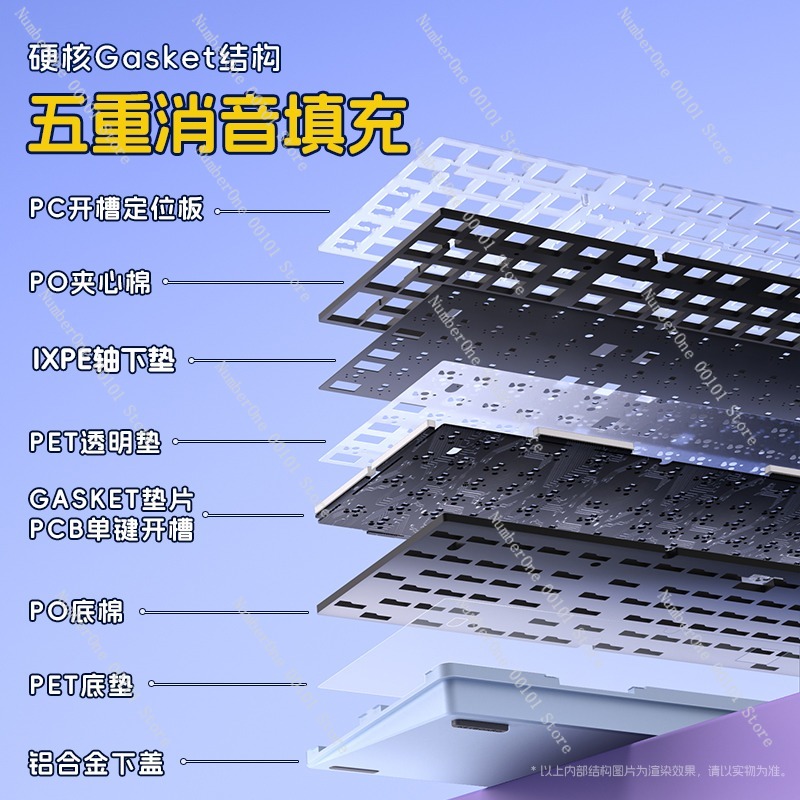 알루미늄 합금 기계식 키보드, 무선 3모드 블루투스 및 - Gaming Keyboard Mechanical 리뷰 및 가격