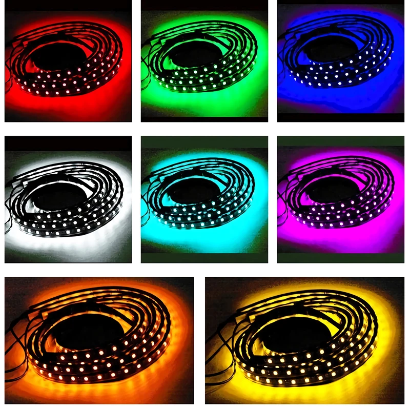 자동차 언더글로우 네온 조명 유연한 LED 스트립, 언 - Rgb Underglow Strip 리뷰 및 가격
