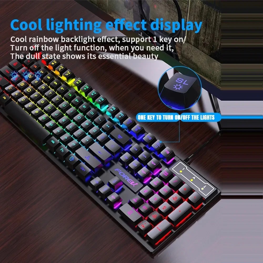 Kebidumei 104 키 백라이트 기계식 키보드 유 - Keyboard Mouse Bundle Gaming 리뷰 및 가격