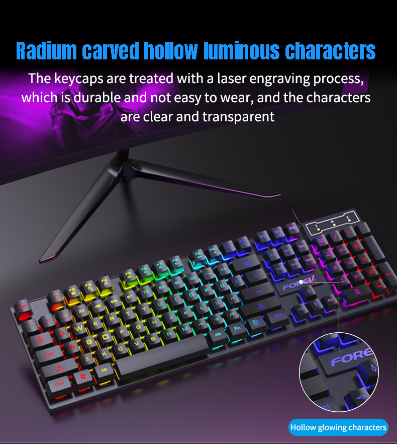 104키 백라이트 기계식 키보드 유선 게이밍 키보드 방 - Keyboard Mouse Bundle Gaming 리뷰 및 가격
